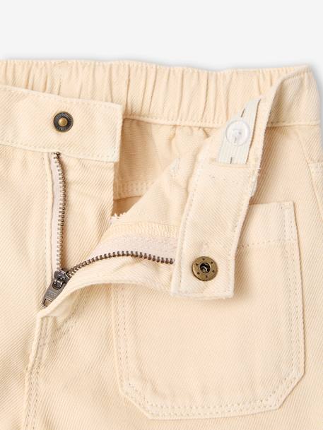 Short à poches plaquées fille rose+vanille - vertbaudet enfant 