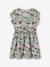 Robe en gaze de coton imprimée fille vert sauge - vertbaudet enfant 