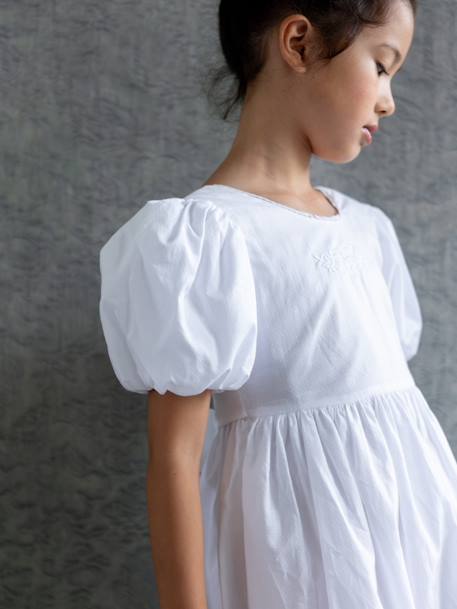 Robe fille Charlie- Cortège Arabesque écru - vertbaudet enfant 