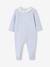 Pyjama bébé en velours personnalisable bleu ciel - vertbaudet enfant 