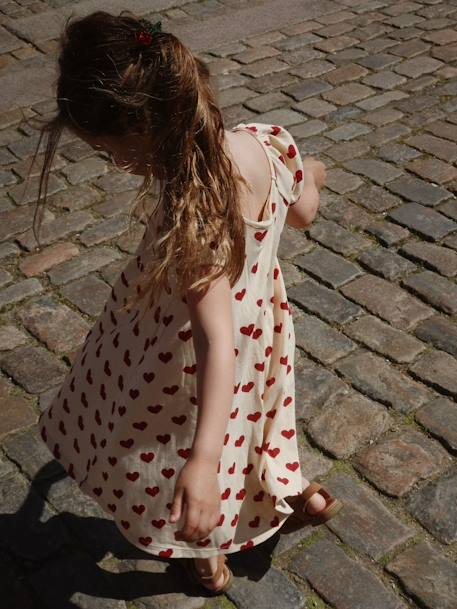 Robe imprimée Amour rouge rouge - vertbaudet enfant 