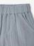 Ensemble bébé chemise rayée effet lin + short en gaze bleu grisé - vertbaudet enfant 