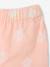 Set tanktop met print + short + haarband voor meisjes lichtroze - vertbaudet enfant 