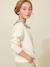 Cardigan fille points fantaisie écru+rose pâle - vertbaudet enfant 