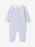 Pyjama bébé en velours personnalisable bleu ciel - vertbaudet enfant 