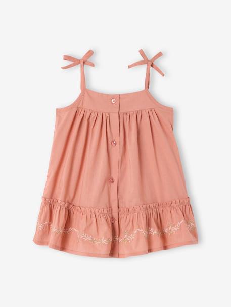 Geborduurde babyjurk rozen - vertbaudet enfant 