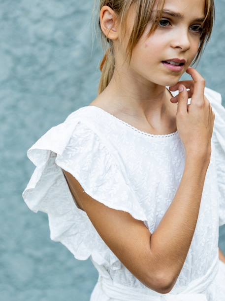 Combinaison fille Suzanne - cortège Plume écru - vertbaudet enfant 