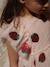 Sweater met ruches en pailletten Yvonne rozen - vertbaudet enfant 