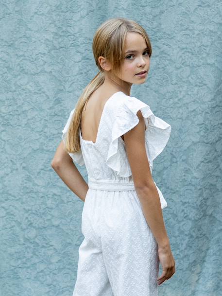Combinaison fille Suzanne - cortège Plume écru - vertbaudet enfant 