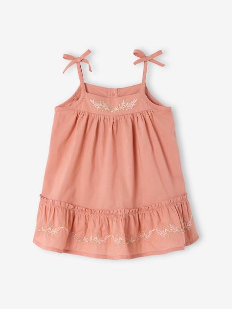 Geborduurde babyjurk rozen - vertbaudet enfant 