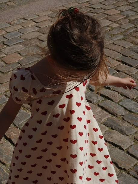 Robe imprimée Amour rouge rouge - vertbaudet enfant 