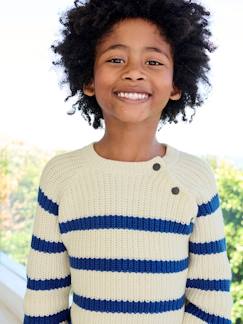 Garçon-Pull, gilet, sweat-Pull-Pull garçon rayé