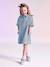 Robe en jean fille bleu clair - vertbaudet enfant 