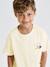 T-shirt garçon maxi motif dos écru+vert sauge - vertbaudet enfant 