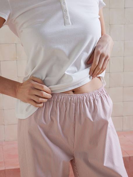 Ensemble 2 pièces pyjama en coton Before and After blush - vertbaudet enfant 