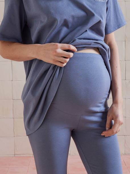 Ensemble 2 pièces grossesse homewear bleu ardoise - vertbaudet enfant 