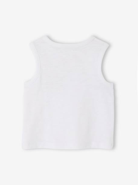Débardeur bébé poche contrastée blanc - vertbaudet enfant 