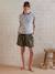 Short de grossesse avec bandeau en lyocell kaki - vertbaudet enfant 