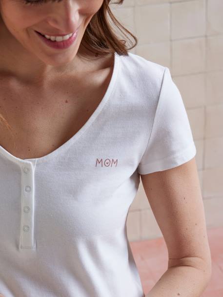 2-delige pyjamaset in katoen Before and After rouge - vertbaudet enfant 