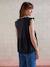 Blouse sans manches de grossesse voile de coton grenadine+noir - vertbaudet enfant 