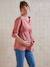 Chemisier coton effet lin grossesse et allaitement tomette - vertbaudet enfant 
