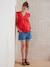 Blouse sans manches de grossesse voile de coton grenadine+noir - vertbaudet enfant 