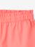 Pyjashort fille volant brodé corail - vertbaudet enfant 