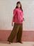 Blouse de grossesse broderie anglaise framboise - vertbaudet enfant 