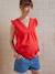 Blouse sans manches de grossesse voile de coton grenadine+noir - vertbaudet enfant 