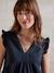Blouse sans manches de grossesse voile de coton grenadine+noir - vertbaudet enfant 