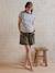 Short de grossesse avec bandeau en lyocell kaki - vertbaudet enfant 