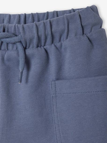 T-shirt met print + korte broek voor baby indigoblauw+karamel - vertbaudet enfant 