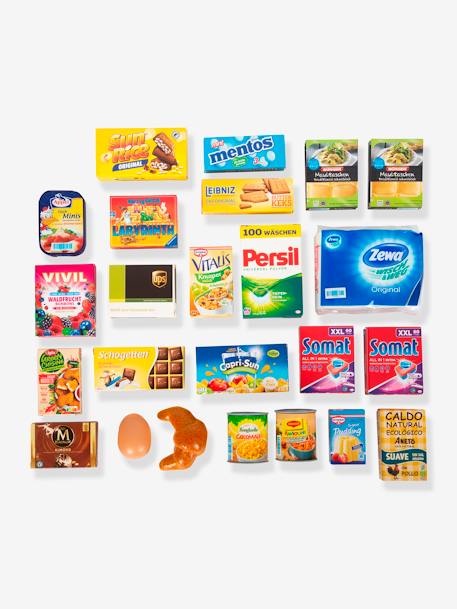 Winkelwagen voor kinderen met inhoud van SMALL FOOT®, metaal meerkleurig - vertbaudet enfant 