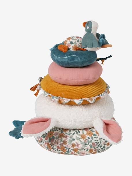 Stapeltoren RETRO FLOWER geel - vertbaudet enfant 