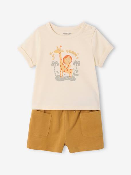 Bébé-Ensemble T-shirt imprimé + short bébé