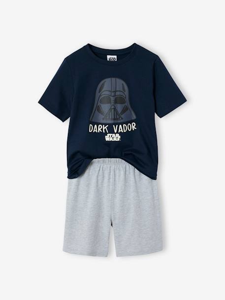 Pyjashort Star Wars Dark Vador avec détails phosphorescents marine - vertbaudet enfant 
