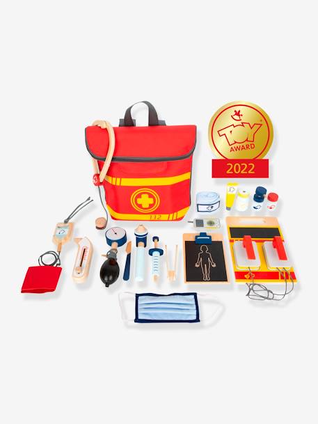 Sac à dos de secours pour enfants small foot®, 18 pièces rouge - vertbaudet enfant 