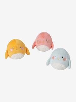 Jouet-Premier âge-Doudous, peluches et jouets en tissu-Set de 3 hochets musicaux oiseaux SAVANIA