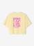 T-shirt 'summer' motif fleur glitter fille jaune pâle - vertbaudet enfant 