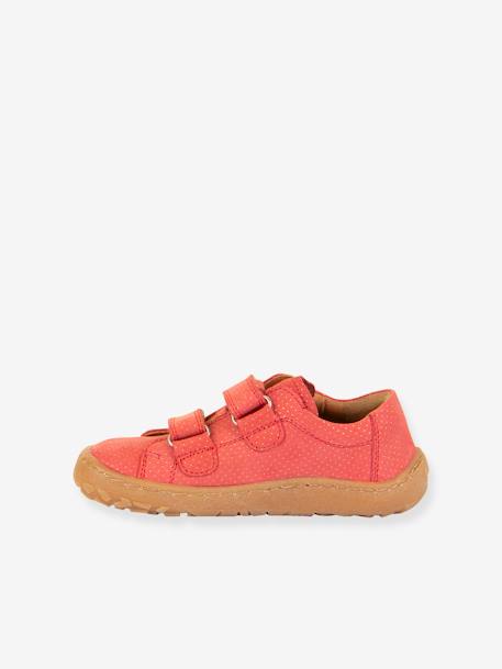 Chaussures pieds nus à scratch pour filles BAREFOOT BASE froddo corail+marine - vertbaudet enfant 