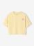 T-shirt 'summer' motif fleur glitter fille jaune pâle - vertbaudet enfant 