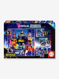 Jouet-Jeux éducatifs-Puzzles-4 en1 batwheels 12/25