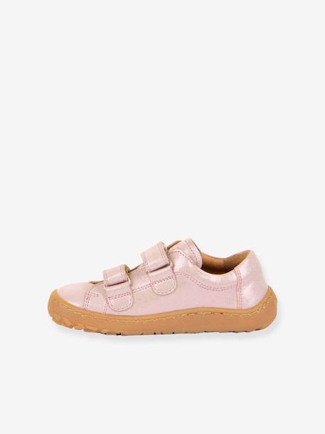 Chaussures pieds nus à scratch pour filles BAREFOOT BASE froddo corail+marine+rose - vertbaudet enfant 