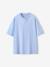 Lot de 2 t-shirts garçon unis effet délavé bleu ciel - vertbaudet enfant 