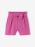 Short en gaze de coton avec ceinture fille violet - vertbaudet enfant 