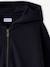 Sweat cropped zippé à capuche fille anthracite - vertbaudet enfant 
