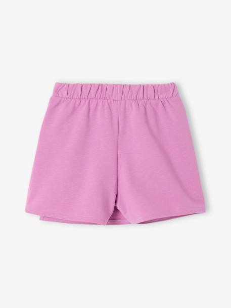 Jupe short en molleton fille violet - vertbaudet enfant 