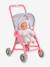 Kinderwagen Oursons voor pop - COROLLE blauw+rozen - vertbaudet enfant 