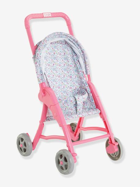 Kinderwagen Oursons voor pop - COROLLE blauw+rozen - vertbaudet enfant 