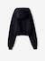 Sweat cropped zippé à capuche fille anthracite - vertbaudet enfant 